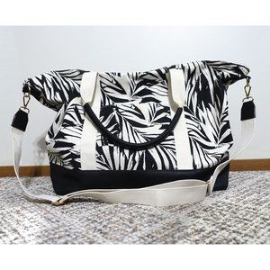 Target Tropical Palm Black & White Weekender Bag